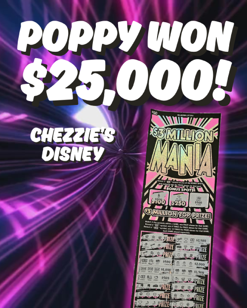 poppy won $25,000!