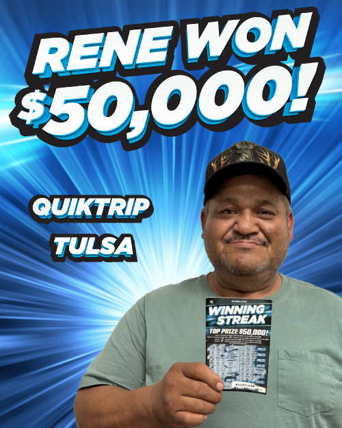 rene won $50,000!