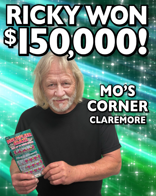 ricky won $150,000!