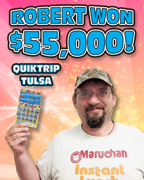 robert won $55,000!