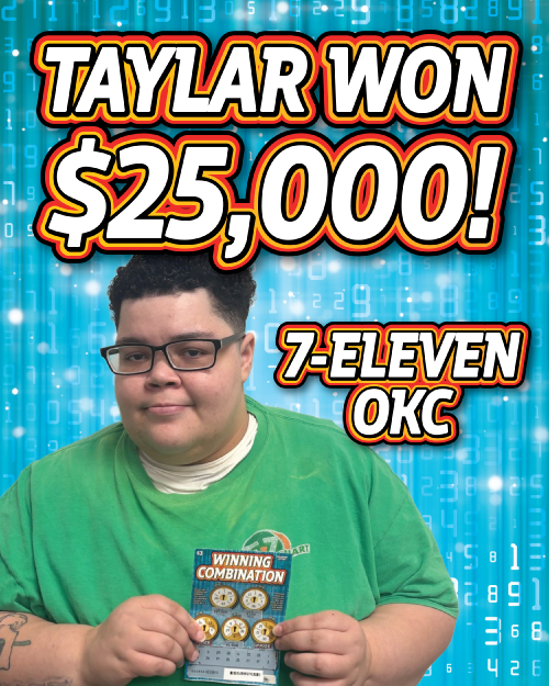 taylar won $25,000!