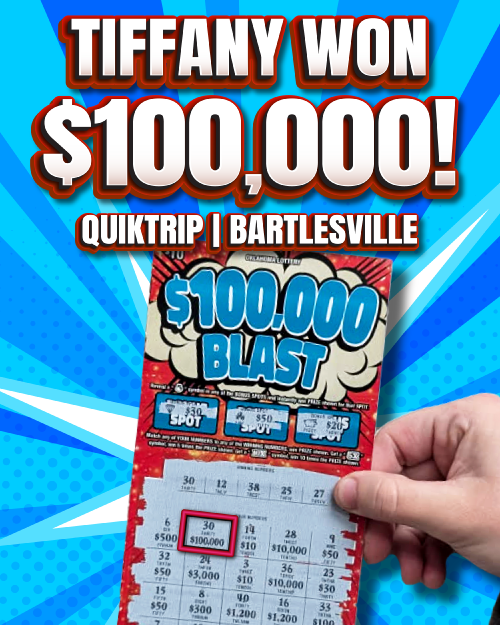 tiffany won $100,000!