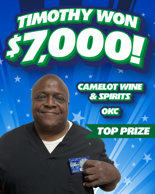 timothy won $7,000!
