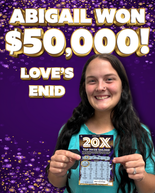 abigail won $50,000!
