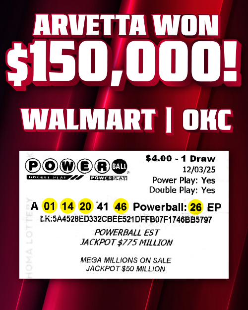 arvetta won $150,000!