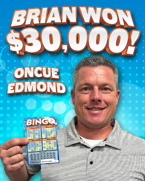 brian won $30,000!