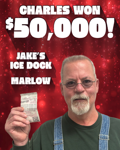 charles won $50,000!
