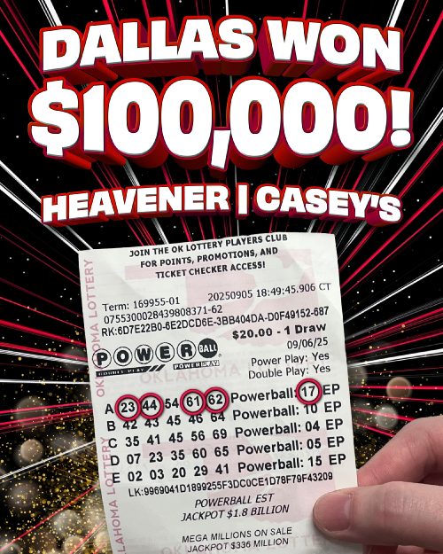 dallas won $100,000!