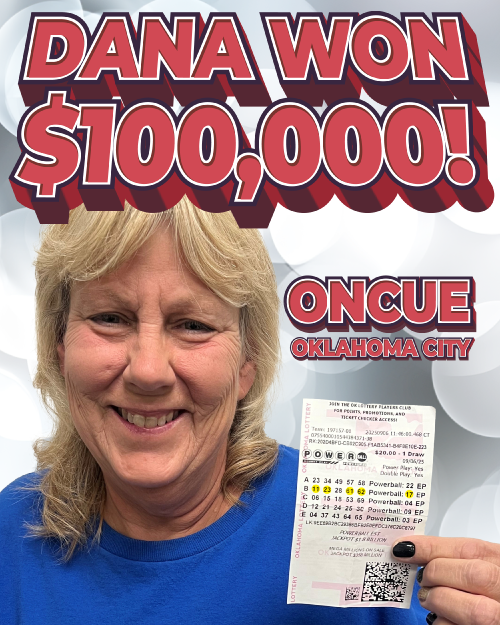 Dana won $100,000!