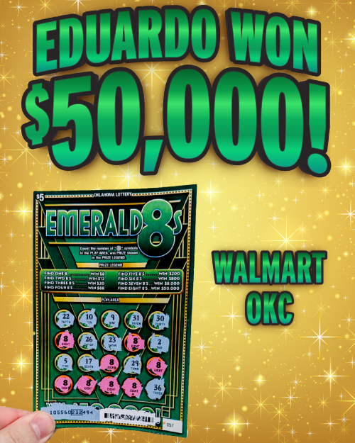 eduardo won $50,000!