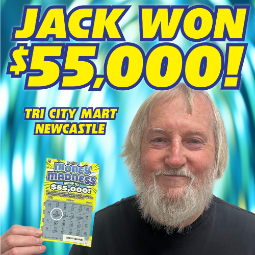 Jack won $55,000!