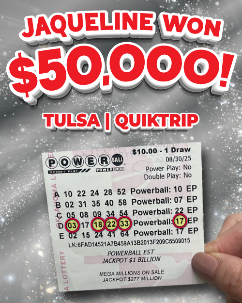 jacqueline won $100,000!