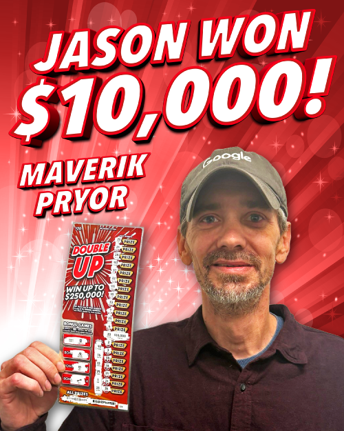 jason won $10,000!