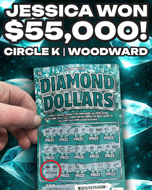 jessica won $55,000!