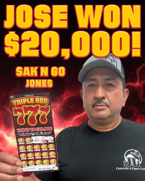 jose won $20,000!
