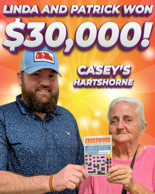 linda and patrick won $30,000!