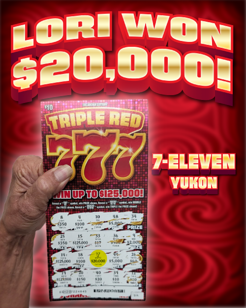 lori won $20,000!