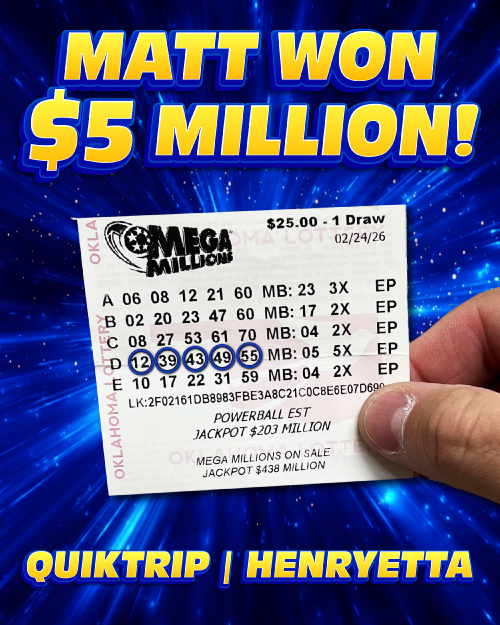 Matt won $5 Million!