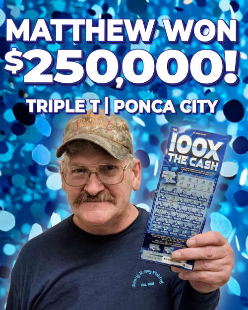matthew won $250,000!