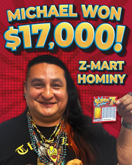 michael won $17,000!