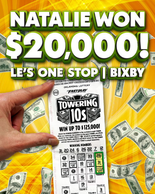 natalie won $20,000!