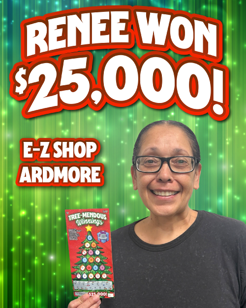 renee won $25,000!