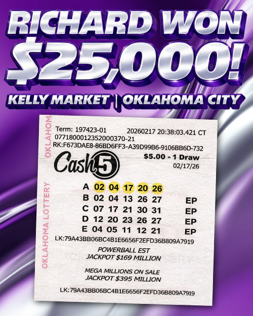 richard won $25,000!