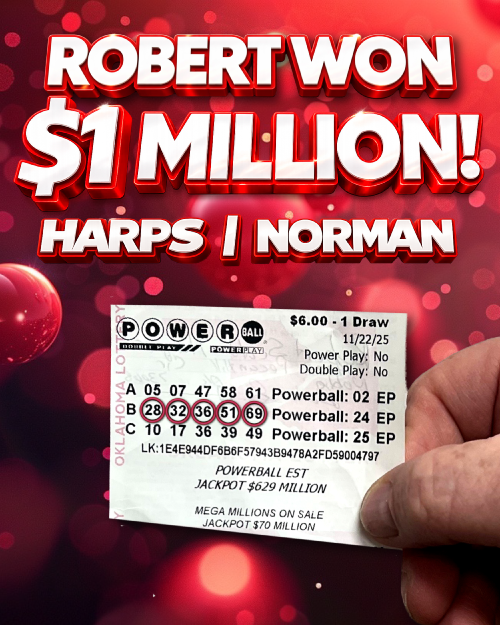 robert won $1,000,000!