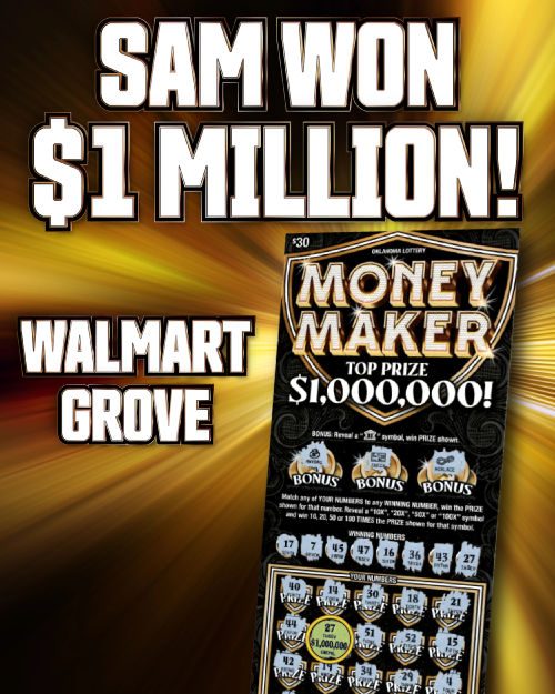 samantha won $1,000,000!