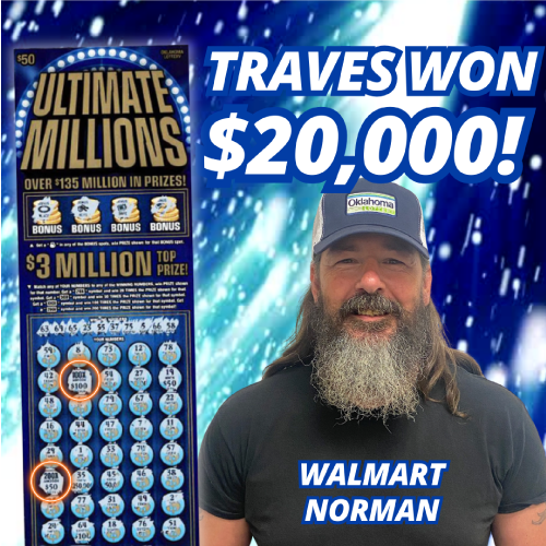 traves won $20,000!