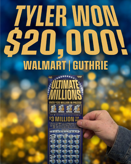 tyler won $20,000!