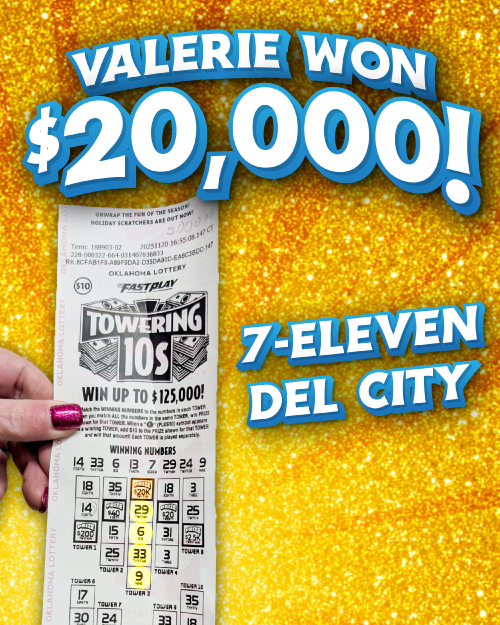 valerie won $20,000!