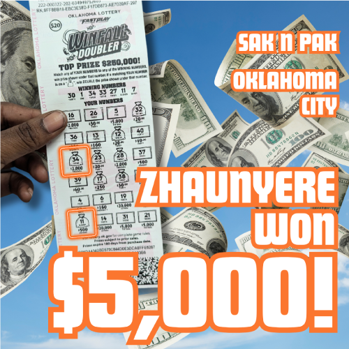 Zhaunyere won $5,000!