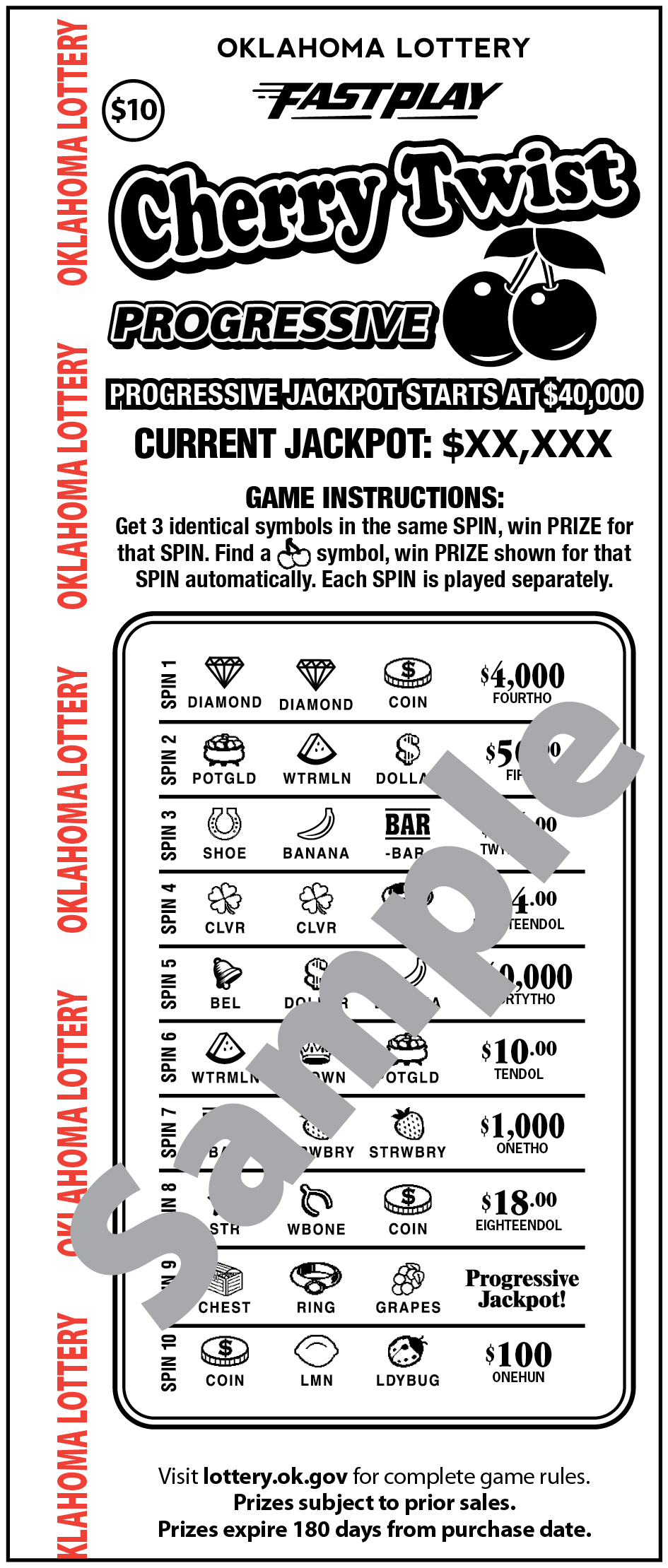 Cherry Twist Progressive | Oklahoma Lottery