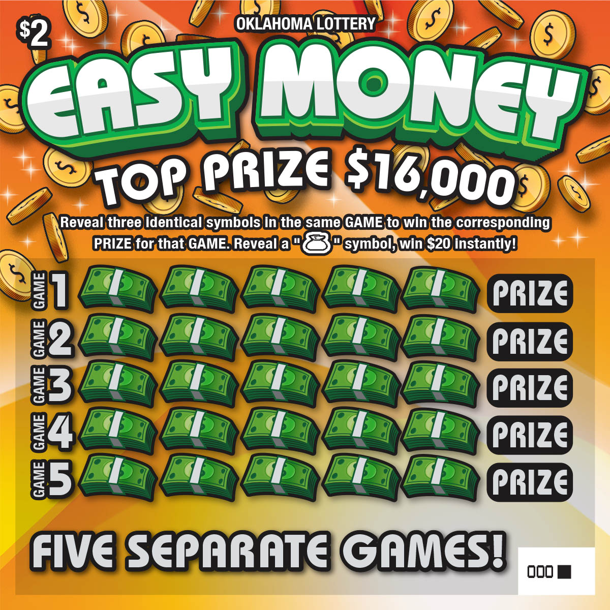 Easy Money | Oklahoma Lottery