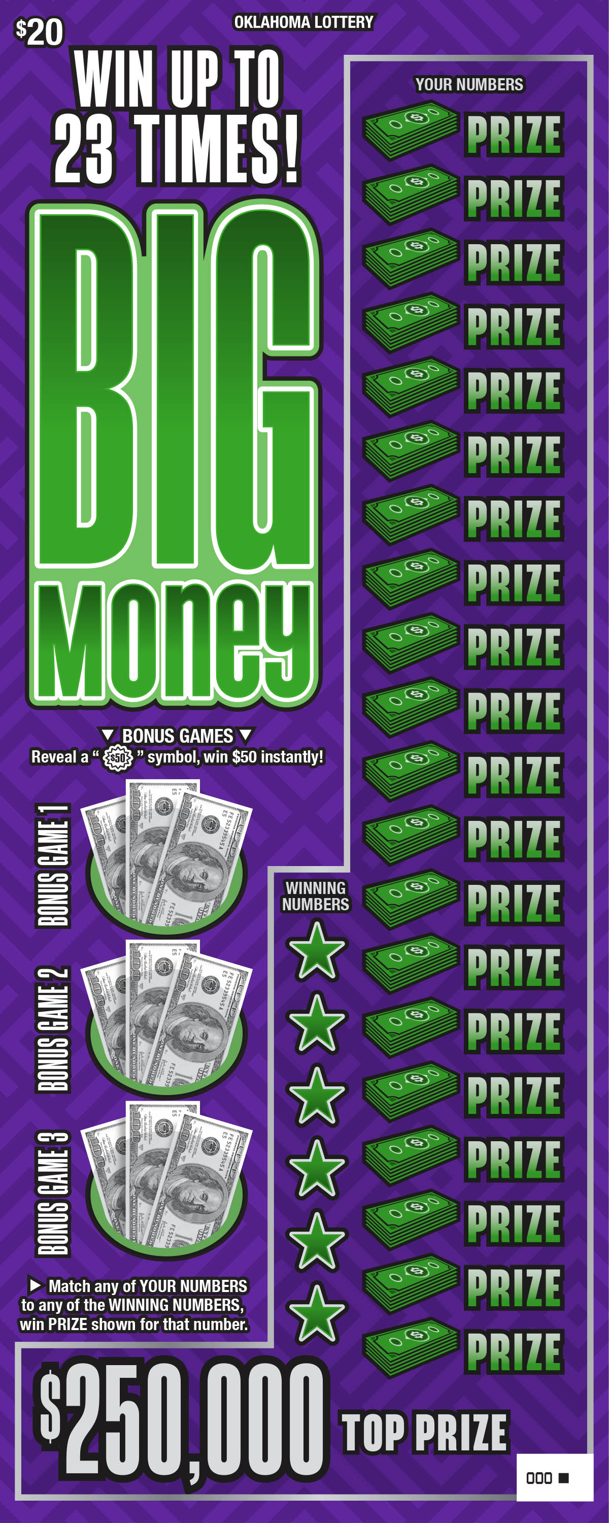 Big Money | Oklahoma Lottery