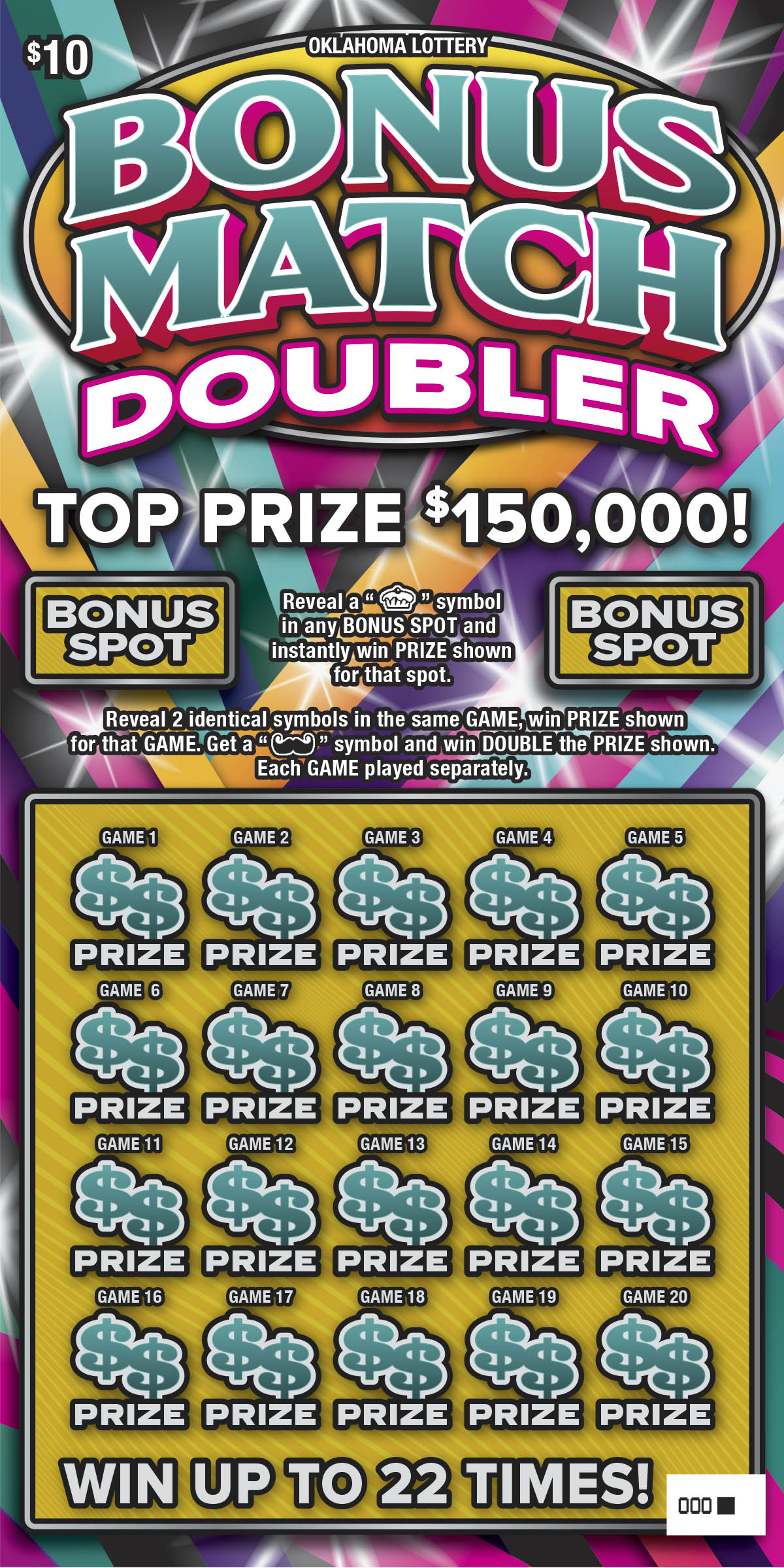 Lotto store doubler ticket